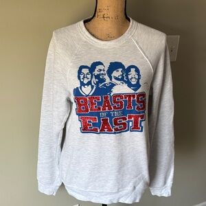 Molly + Kate NFL Buffalo Bills crewneck custom bling sweatshirt size medium